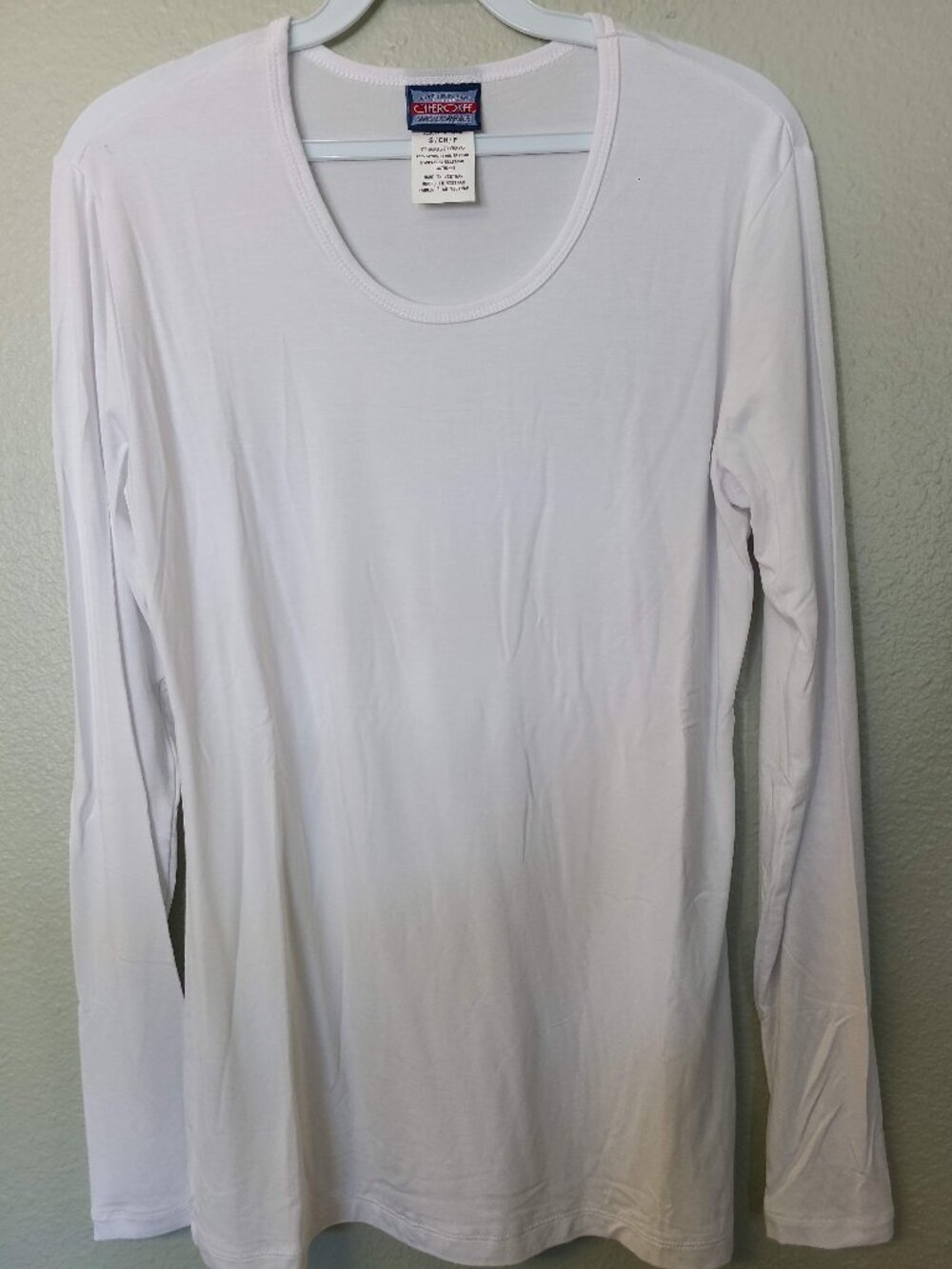 Plus Size Women’s Cherokee Underscrub Long Sleeve Knit Tee